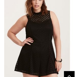 Torrid Eyelet Romper